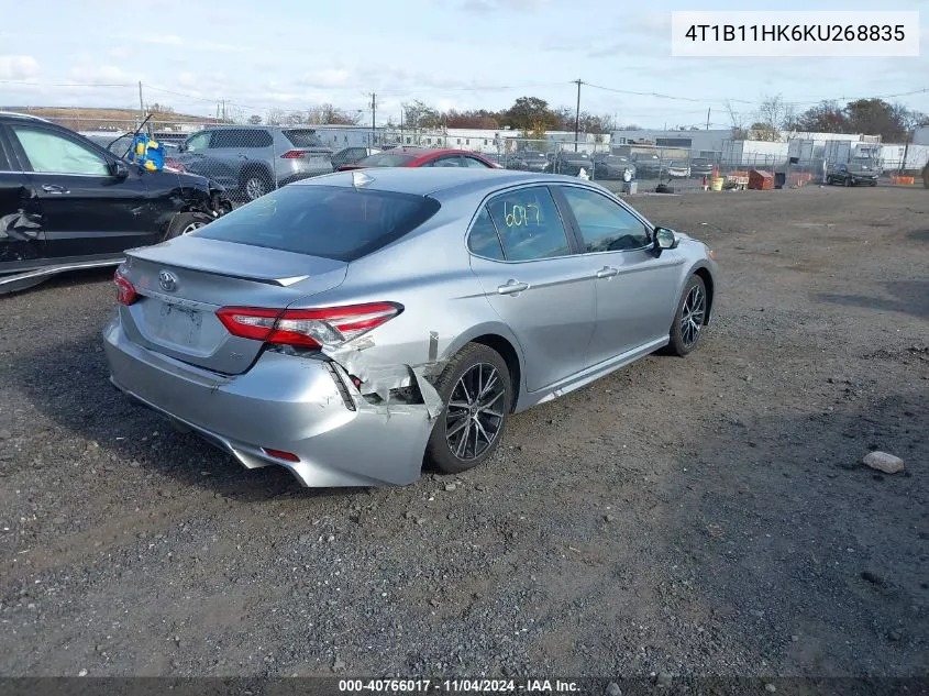 2019 Toyota Camry L/Le/Xle/Se/Xse VIN: 4T1B11HK6KU268835 Lot: 40766017