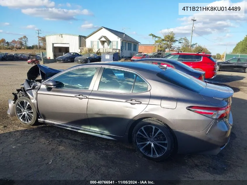 2019 Toyota Camry Hybrid Se VIN: 4T1B21HK8KU014489 Lot: 40766541