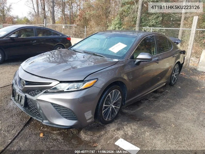 2019 Toyota Camry Se VIN: 4T1B11HK5KU223126 Lot: 40771787