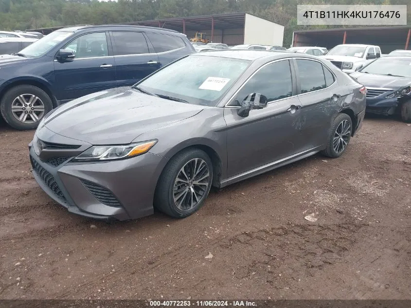 4T1B11HK4KU176476 2019 Toyota Camry Se