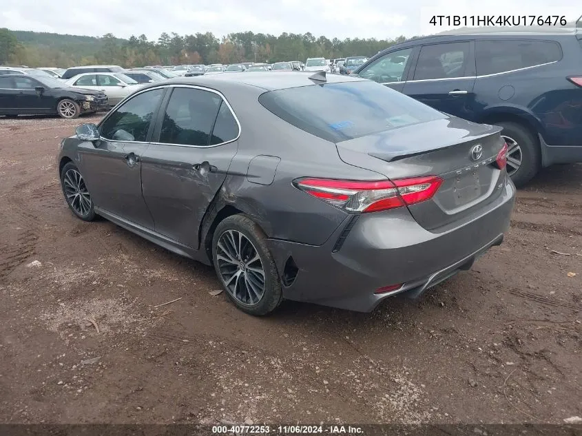 4T1B11HK4KU176476 2019 Toyota Camry Se