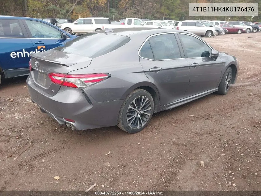 4T1B11HK4KU176476 2019 Toyota Camry Se