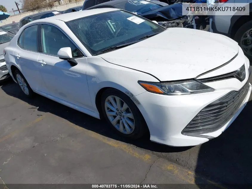 2019 Toyota Camry Le VIN: 4T1B11HK5KU718409 Lot: 40783775