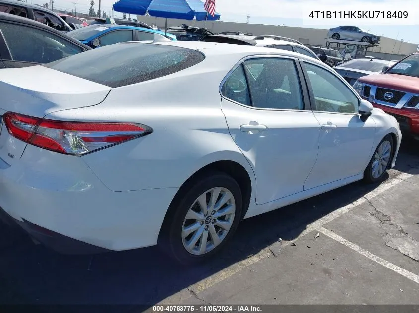 2019 Toyota Camry Le VIN: 4T1B11HK5KU718409 Lot: 40783775