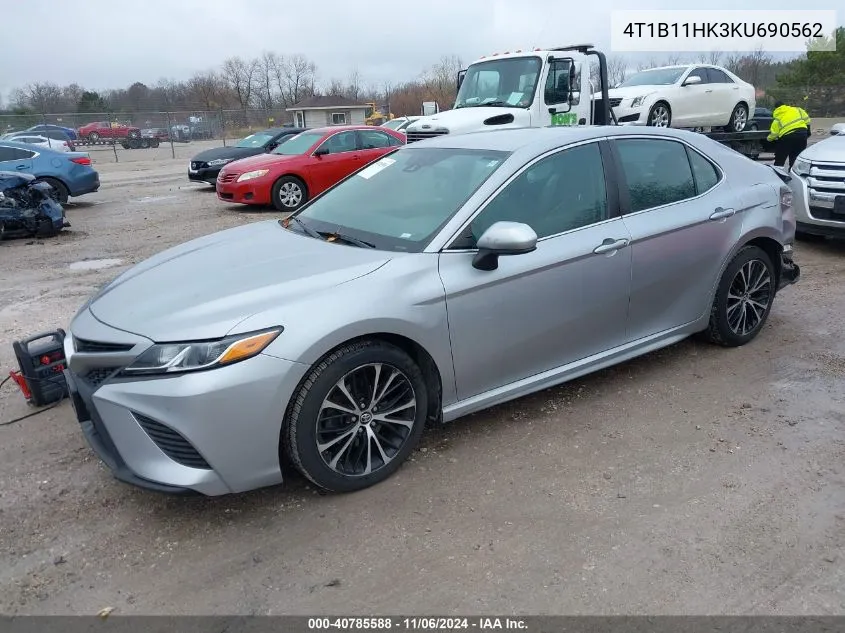 2019 Toyota Camry Se VIN: 4T1B11HK3KU690562 Lot: 40785588