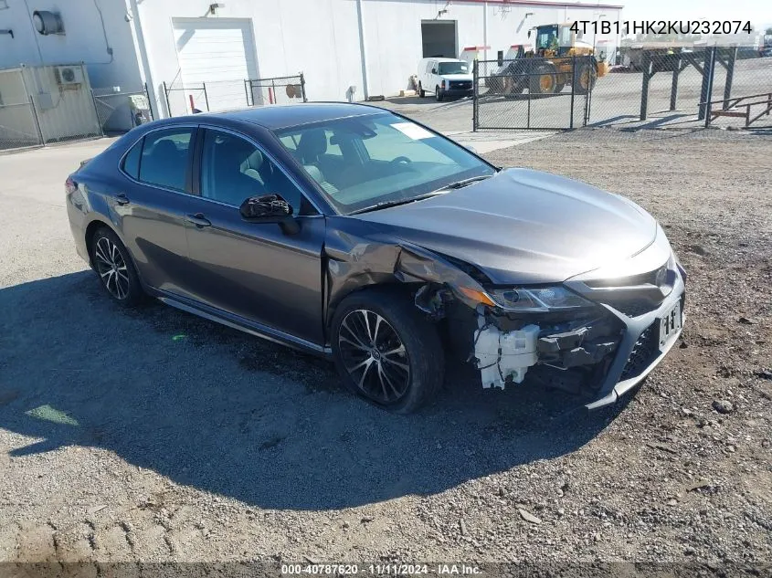 2019 Toyota Camry Se VIN: 4T1B11HK2KU232074 Lot: 40787620