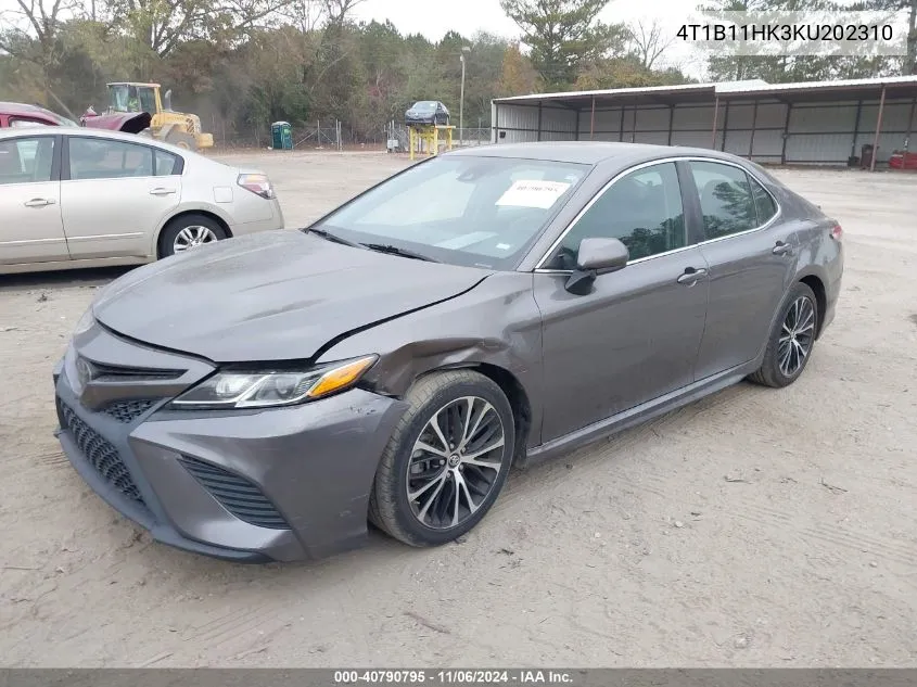 2019 Toyota Camry Se VIN: 4T1B11HK3KU202310 Lot: 40790795