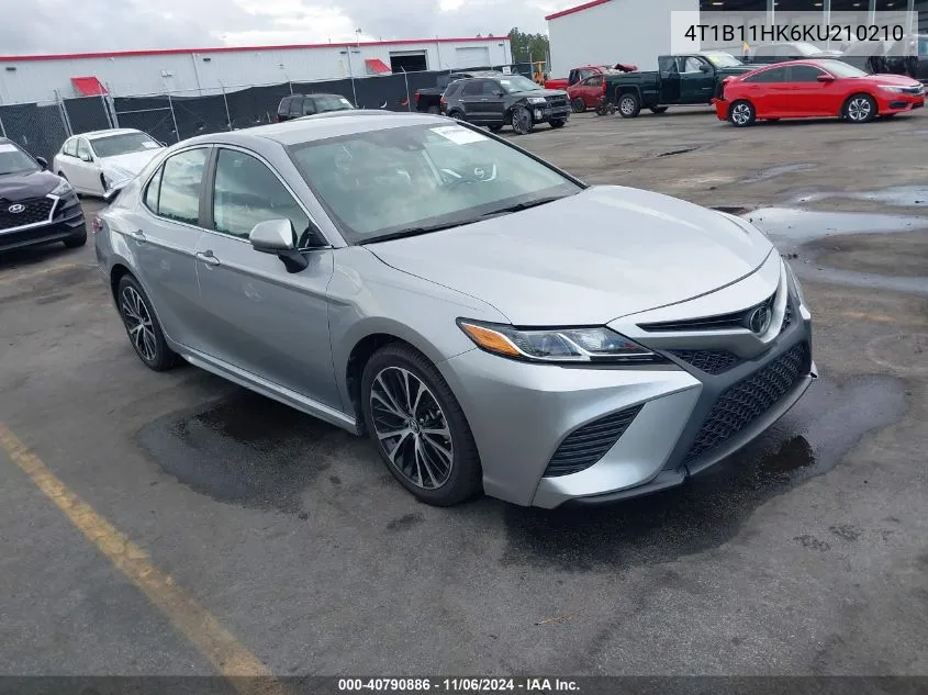 2019 Toyota Camry Se VIN: 4T1B11HK6KU210210 Lot: 40790886