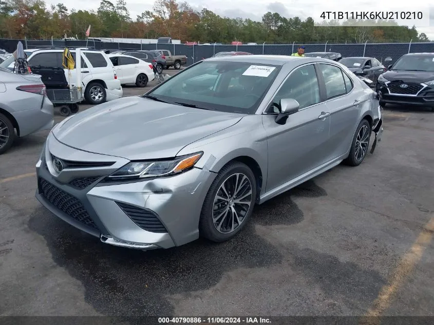 2019 Toyota Camry Se VIN: 4T1B11HK6KU210210 Lot: 40790886