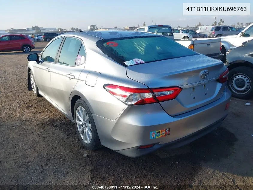 2019 Toyota Camry Se VIN: 4T1B11HKXKU696763 Lot: 40798011