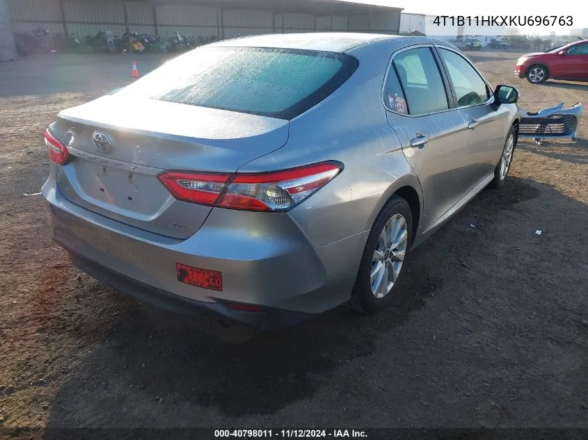 2019 Toyota Camry Se VIN: 4T1B11HKXKU696763 Lot: 40798011