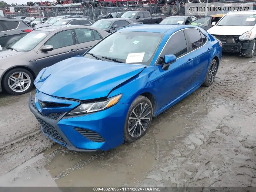 2019 Toyota Camry Se VIN: 4T1B11HK9KU177672 Lot: 40827896