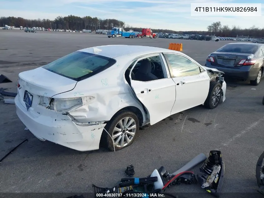 4T1B11HK9KU826984 2019 Toyota Camry Le