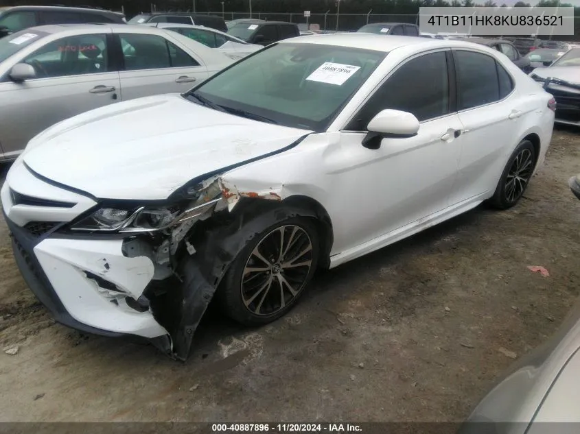 2019 Toyota Camry Se VIN: 4T1B11HK8KU836521 Lot: 40887896