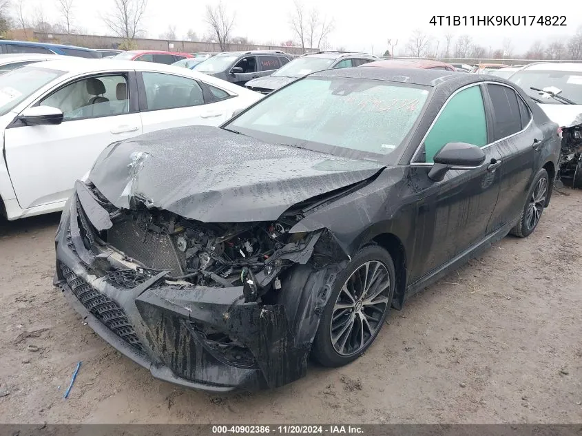 2019 Toyota Camry Se VIN: 4T1B11HK9KU174822 Lot: 40902386