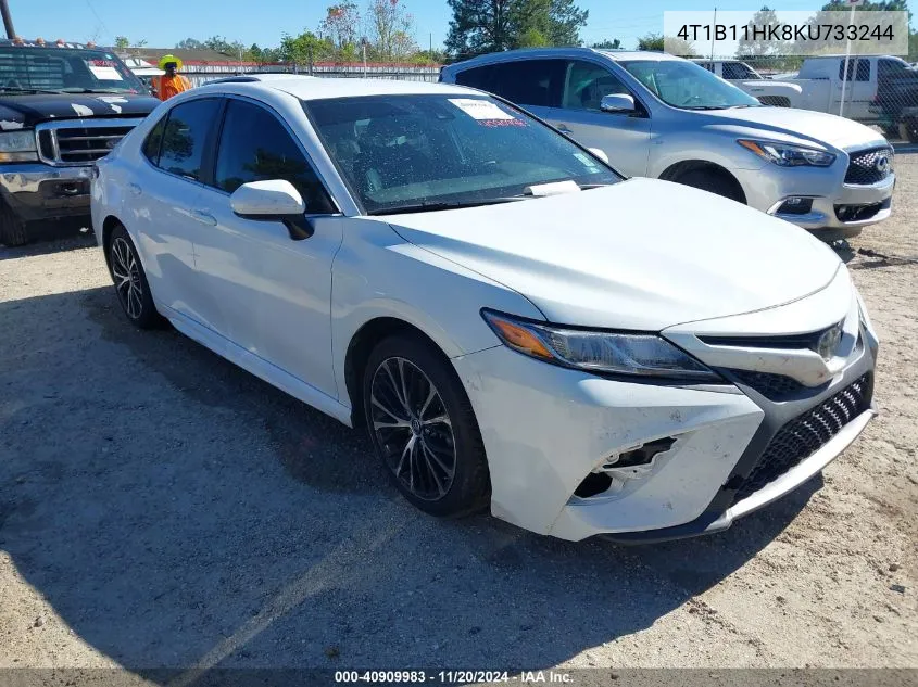 2019 Toyota Camry Se VIN: 4T1B11HK8KU733244 Lot: 40909983