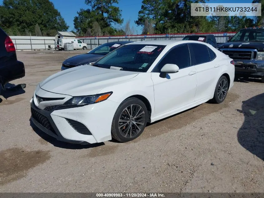 2019 Toyota Camry Se VIN: 4T1B11HK8KU733244 Lot: 40909983