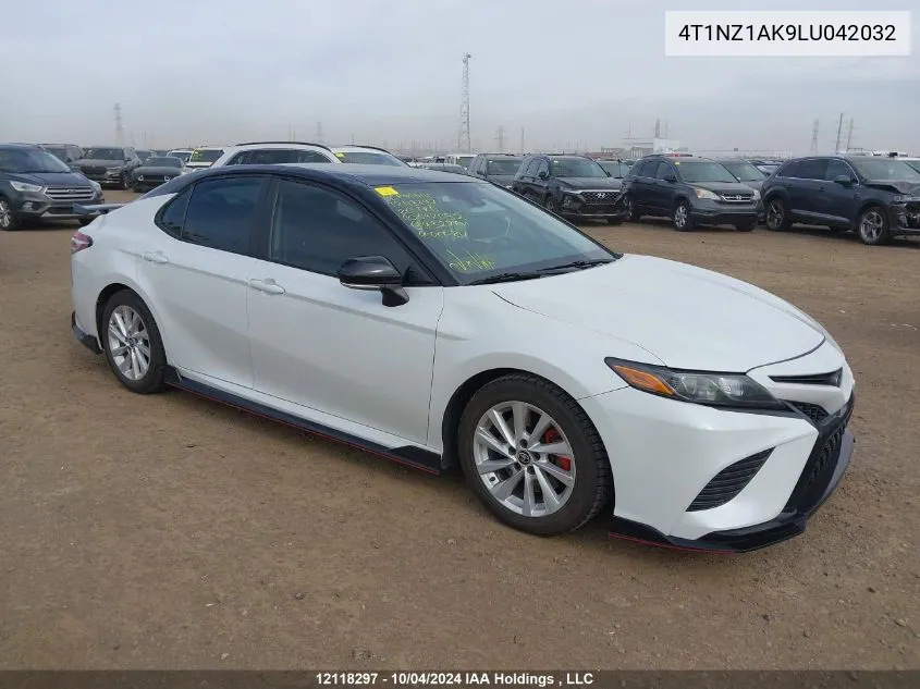 2020 Toyota Camry Trd/Xse VIN: 4T1NZ1AK9LU042032 Lot: 12118297