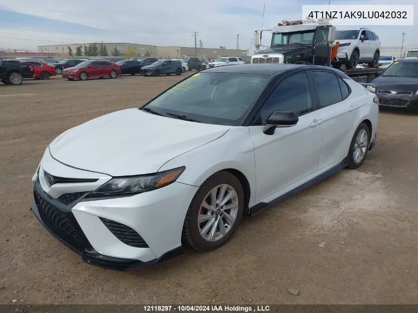 2020 Toyota Camry Trd/Xse VIN: 4T1NZ1AK9LU042032 Lot: 12118297