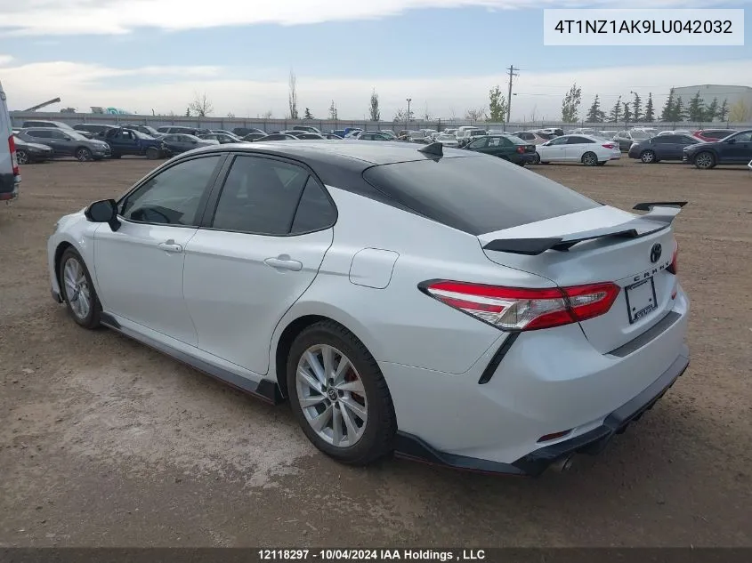 2020 Toyota Camry Trd/Xse VIN: 4T1NZ1AK9LU042032 Lot: 12118297