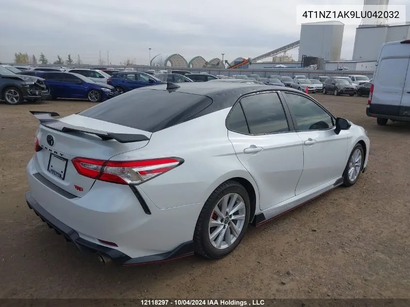 2020 Toyota Camry Trd/Xse VIN: 4T1NZ1AK9LU042032 Lot: 12118297