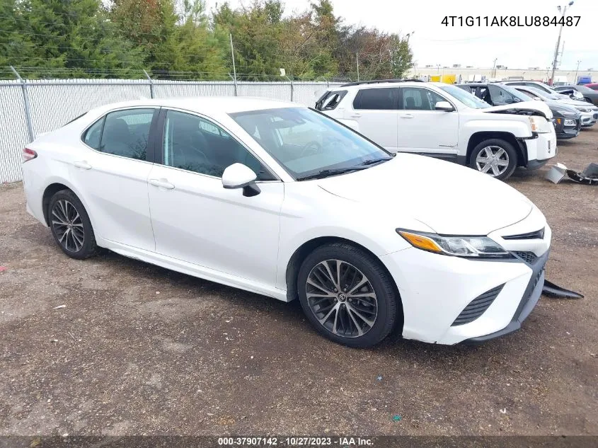 2020 Toyota Camry Se VIN: 4T1G11AK8LU884487 Lot: 37907142