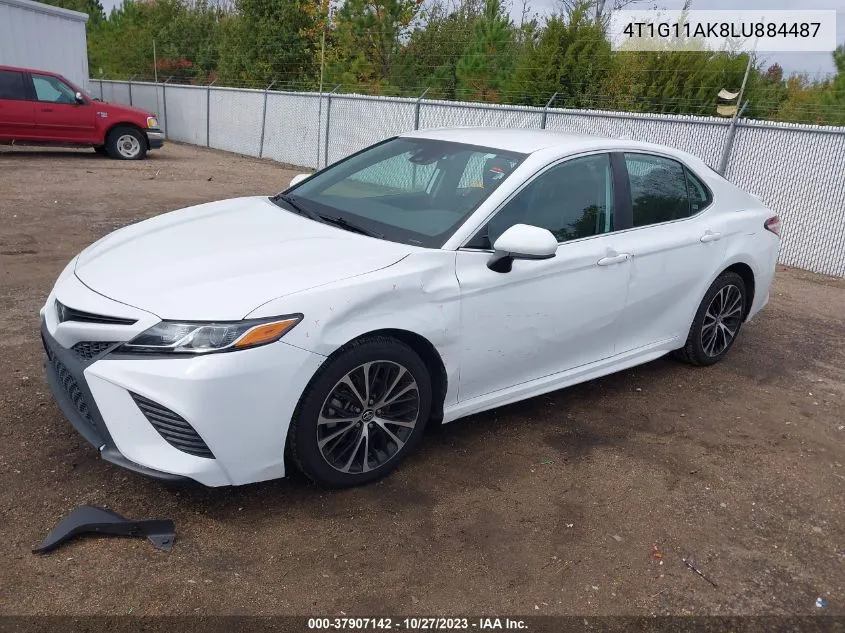 2020 Toyota Camry Se VIN: 4T1G11AK8LU884487 Lot: 37907142