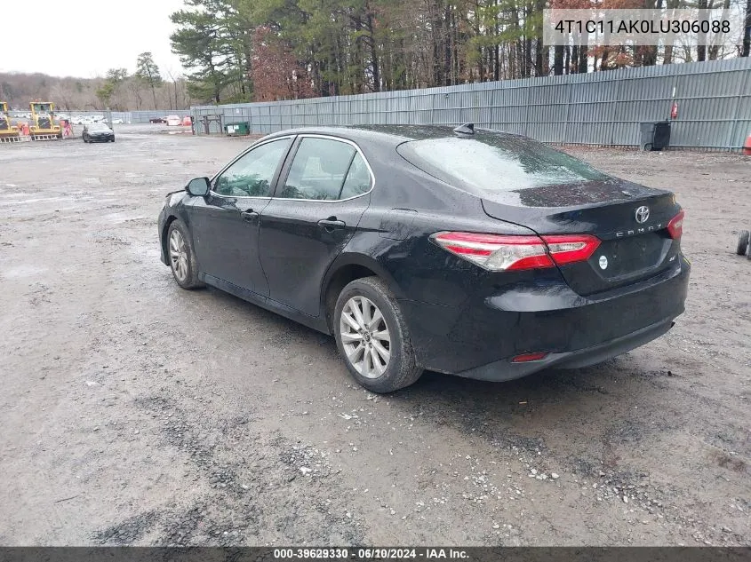 4T1C11AK0LU306088 2020 Toyota Camry Le