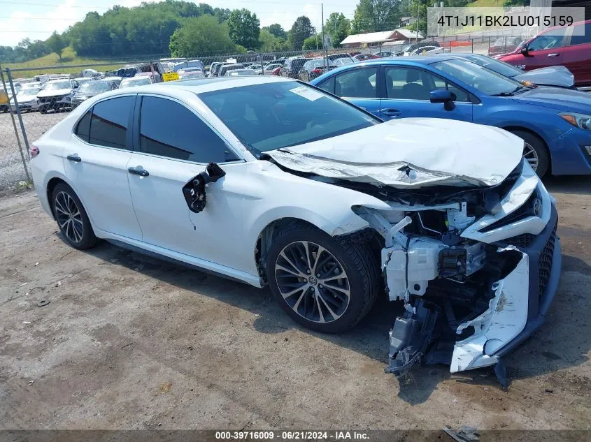 4T1J11BK2LU015159 2020 Toyota Camry Se Awd