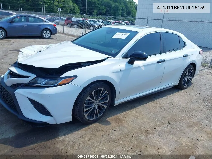 2020 Toyota Camry Se Awd VIN: 4T1J11BK2LU015159 Lot: 39716009