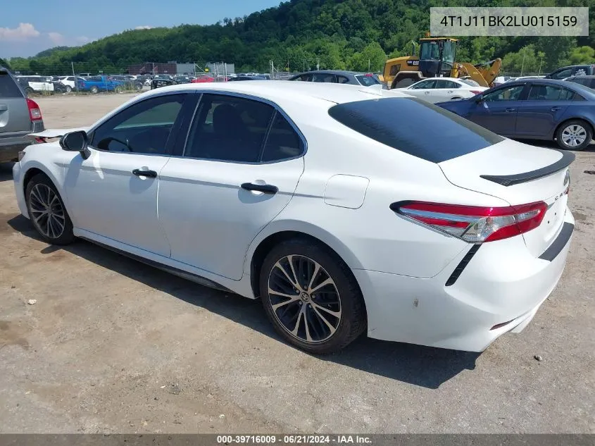 2020 Toyota Camry Se Awd VIN: 4T1J11BK2LU015159 Lot: 39716009