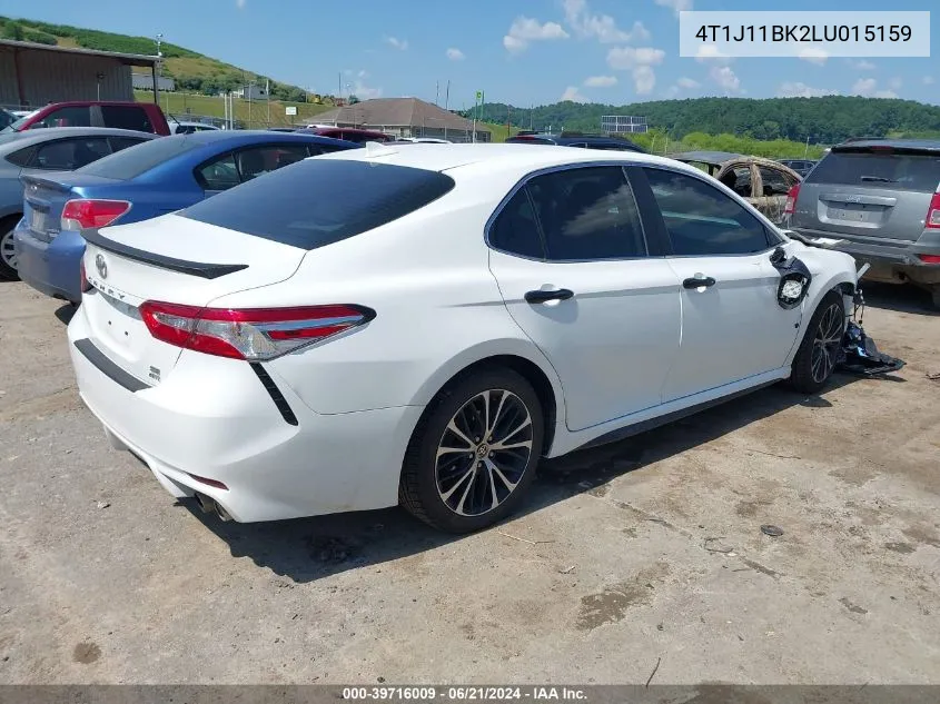 2020 Toyota Camry Se Awd VIN: 4T1J11BK2LU015159 Lot: 39716009