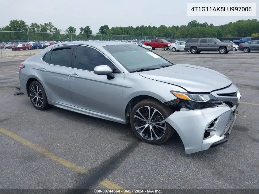 2020 Toyota Camry Se/Se Night Shade VIN: 4T1G11AK5LU997006 Lot: 39744664