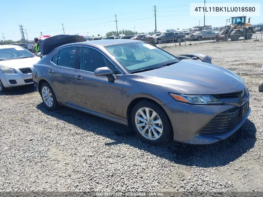 4T1L11BK1LU018580 2020 Toyota Camry Le Awd