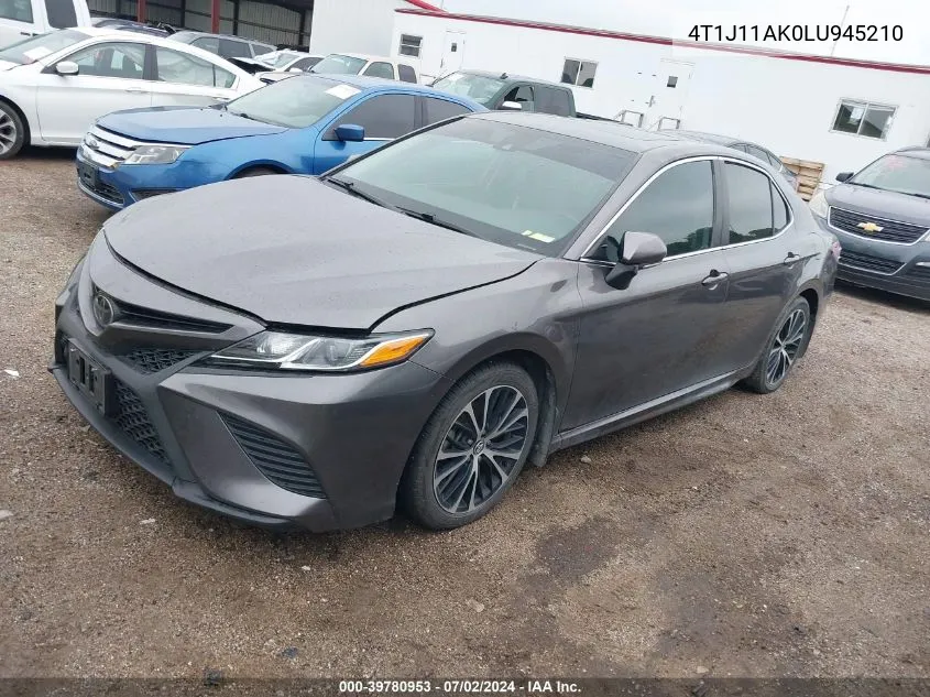 2020 Toyota Camry Se VIN: 4T1J11AK0LU945210 Lot: 39780953