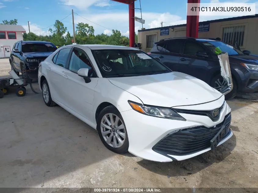 2020 Toyota Camry Le VIN: 4T1C11AK3LU930516 Lot: 39791924