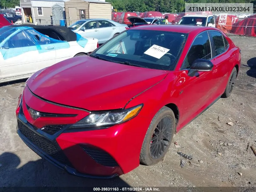 2020 Toyota Camry Se VIN: 4T1M11AK0LU323364 Lot: 39831163