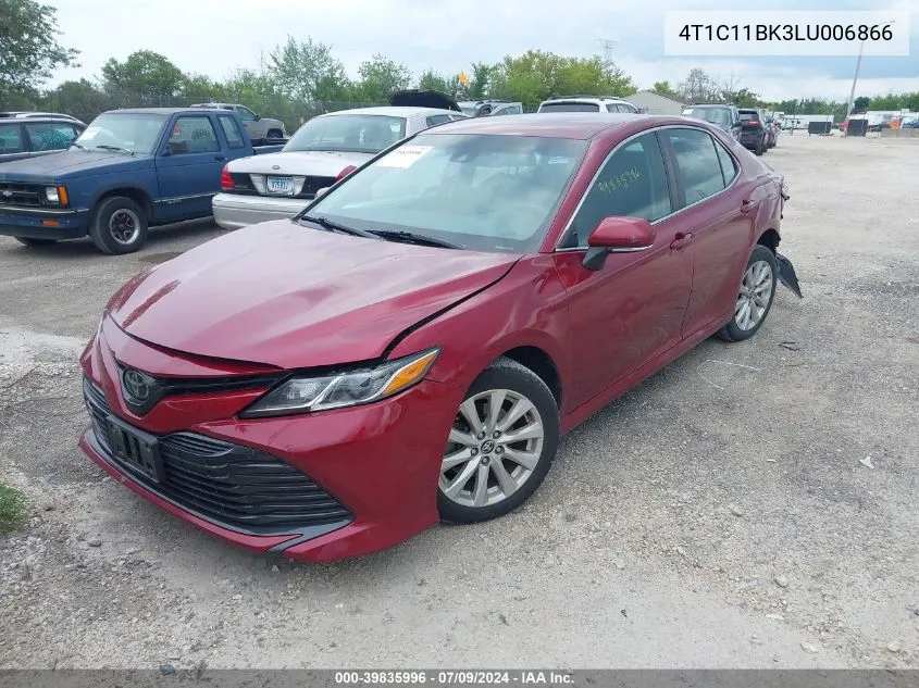 2020 Toyota Camry Le Awd VIN: 4T1C11BK3LU006866 Lot: 39835996