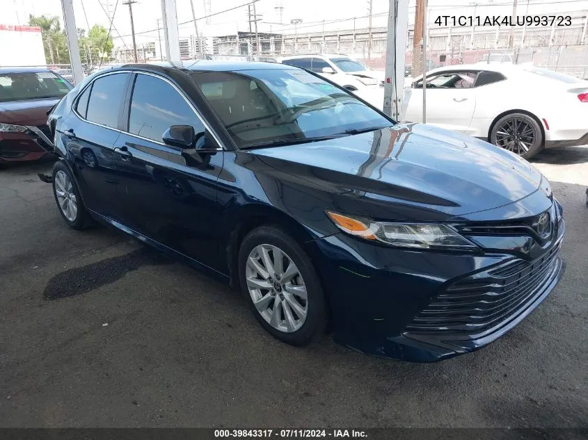 2020 Toyota Camry Le VIN: 4T1C11AK4LU993723 Lot: 39843317