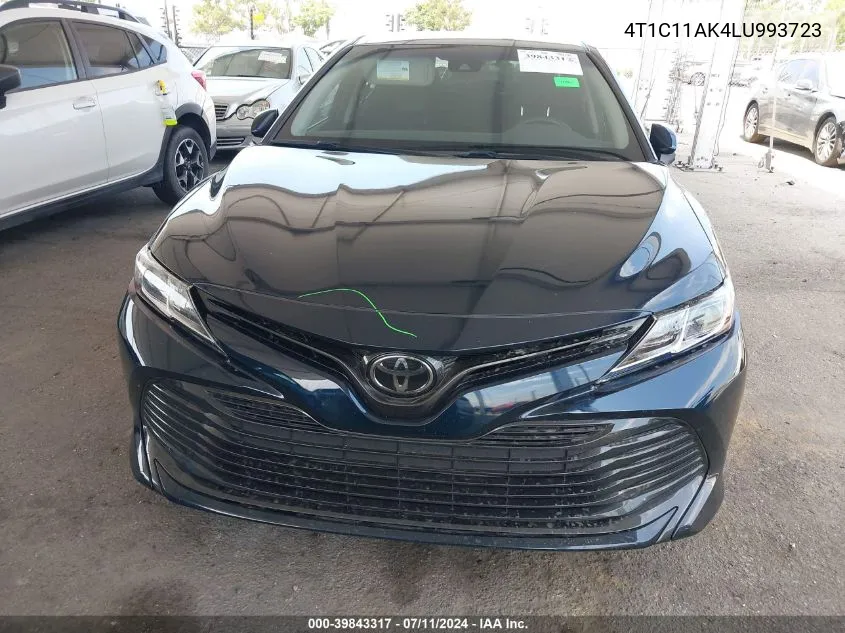 2020 Toyota Camry Le VIN: 4T1C11AK4LU993723 Lot: 39843317