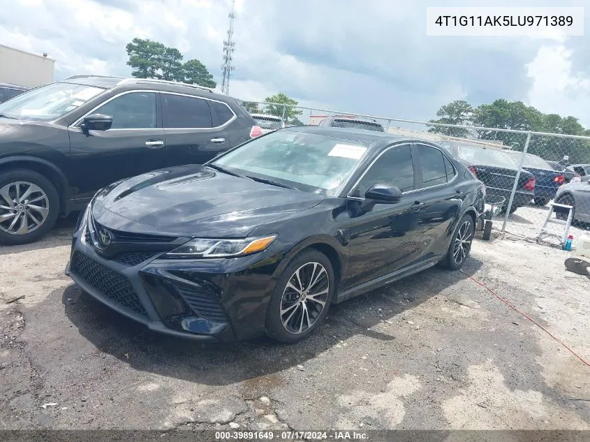 2020 Toyota Camry Se VIN: 4T1G11AK5LU971389 Lot: 39891649