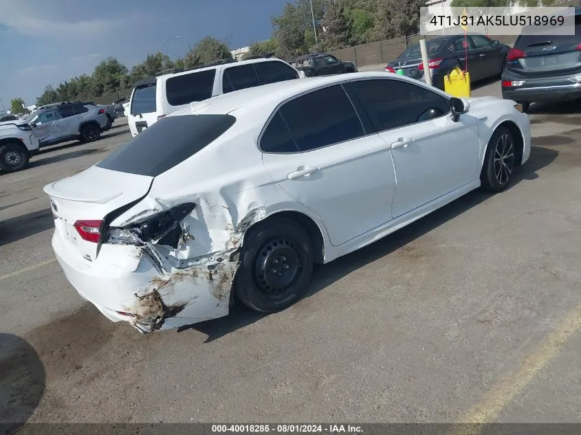 4T1J31AK5LU518969 2020 Toyota Camry Se Hybrid