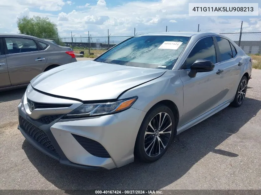 2020 Toyota Camry Se VIN: 4T1G11AK5LU908213 Lot: 40167424