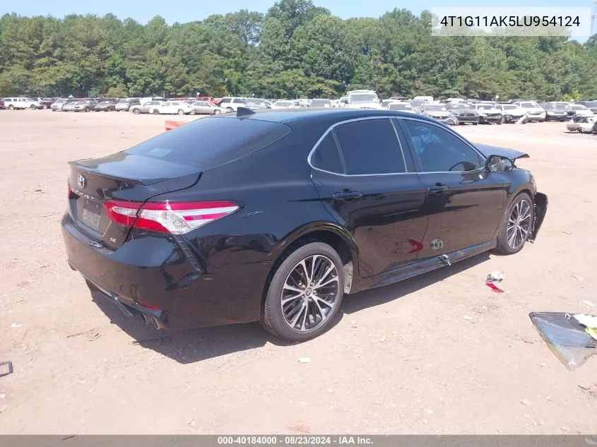 4T1G11AK5LU954124 2020 Toyota Camry Se