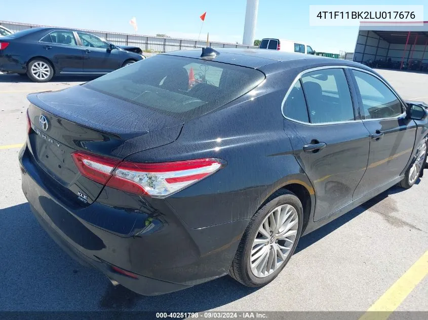 2020 Toyota Camry Xle Awd VIN: 4T1F11BK2LU017676 Lot: 40251798