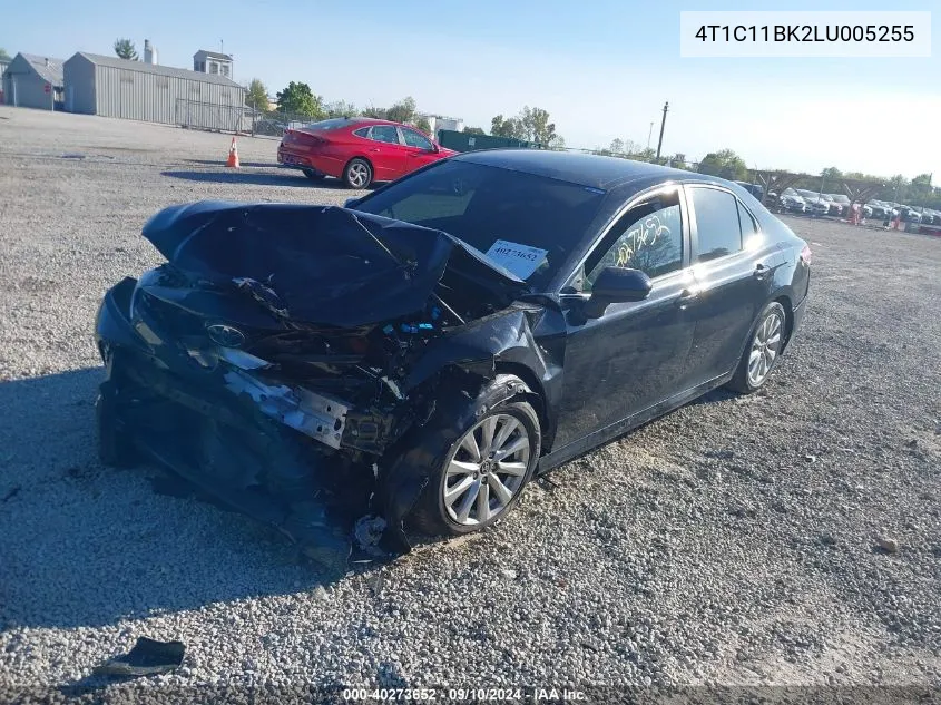 4T1C11BK2LU005255 2020 Toyota Camry Le Awd