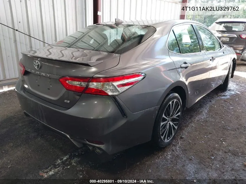 2020 Toyota Camry Se VIN: 4T1G11AK2LU329762 Lot: 40295801