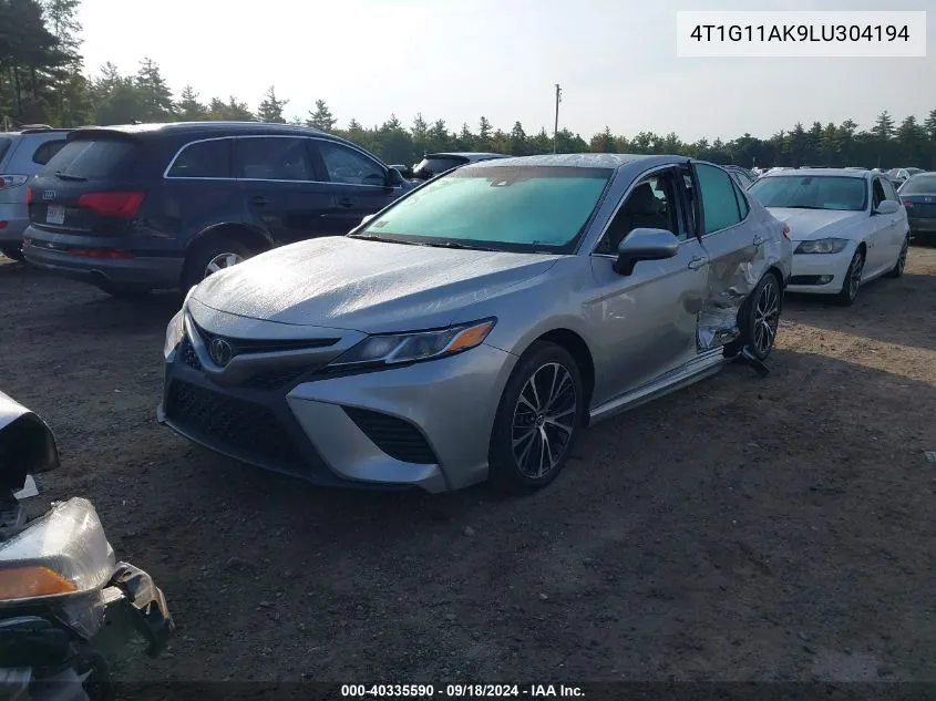 2020 Toyota Camry Se VIN: 4T1G11AK9LU304194 Lot: 40335590