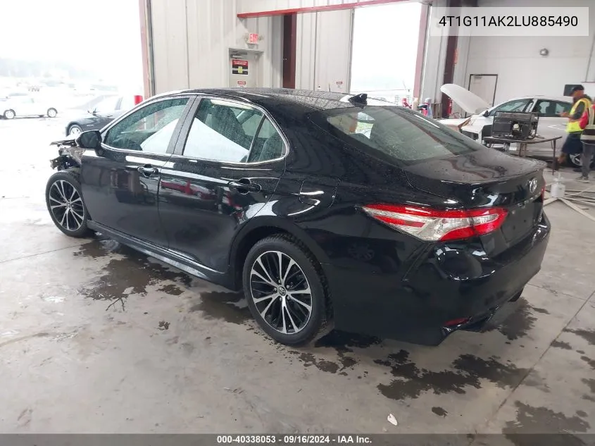 2020 Toyota Camry Se VIN: 4T1G11AK2LU885490 Lot: 40338053