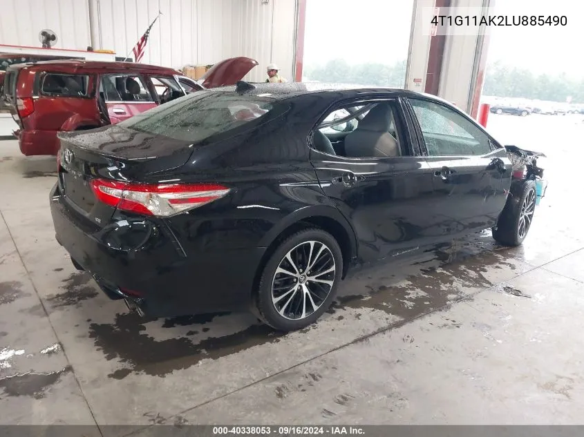 2020 Toyota Camry Se VIN: 4T1G11AK2LU885490 Lot: 40338053